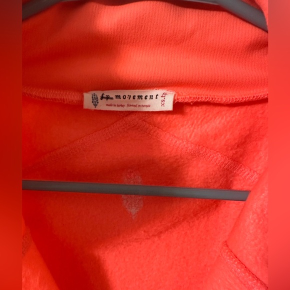 NWOT Free People Great Heights Neon 1/4 Zip Pullover - Picture 10 of 10